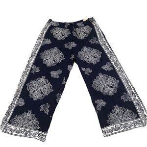 Lane Bryant Wide Leg High-rise Summer Floral Print Size 18